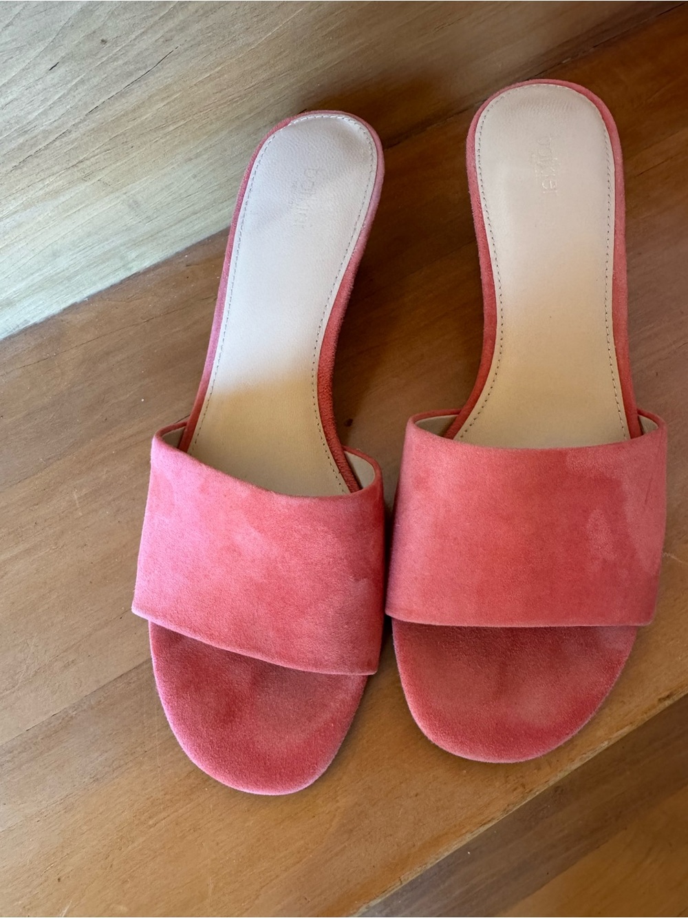 Botkier Carlie Coral Suede Slide Mules 9M